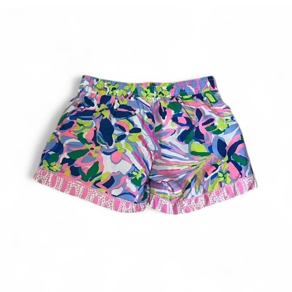 Lilly Pulitzer 5'' Katia Shorts Havin A Blast Engineered Size XXS. Tropical